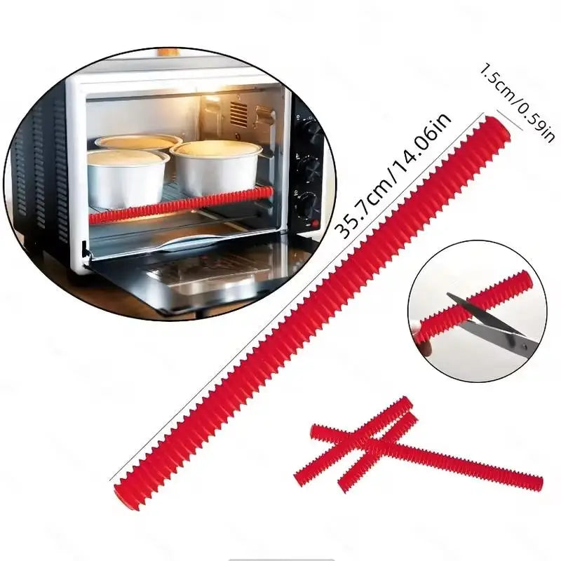 Silicone Oven Rack Guards 2-Pack – Heat Resistant, 35.56 cm Oven Rack Guard Axl