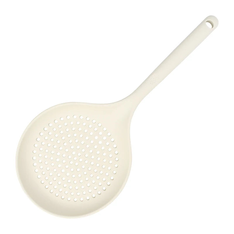 Silicone Long Handle Strainer – Colander for Pasta & Noodles Kitchen Colander Strainer Axl