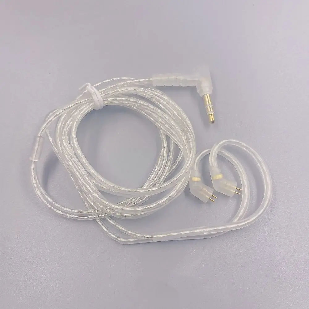 KZ Silver Plated Upgrade Cable 3.5mm 2-Pin for KZ Earphones Earphone Upgrade Cable Axl