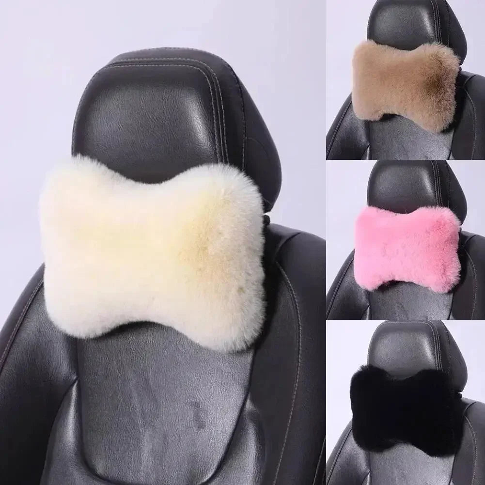 Car Seat Neck & Lumbar Support Cushion – Universal Headrest Car Seat Cushion Axl