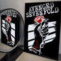 Avenged Sevenfold Self-Adhesive Wall Poster Sticker | Band Art Wall Art Sticker Axl Black20 50X70cmNoframe