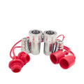Hydraulic Quick Connect Coupler Set NPT 1/2" & 1/4" + Dust Cap Hydraulic Coupler Fittings Axl NPT 1-2 China Mainland