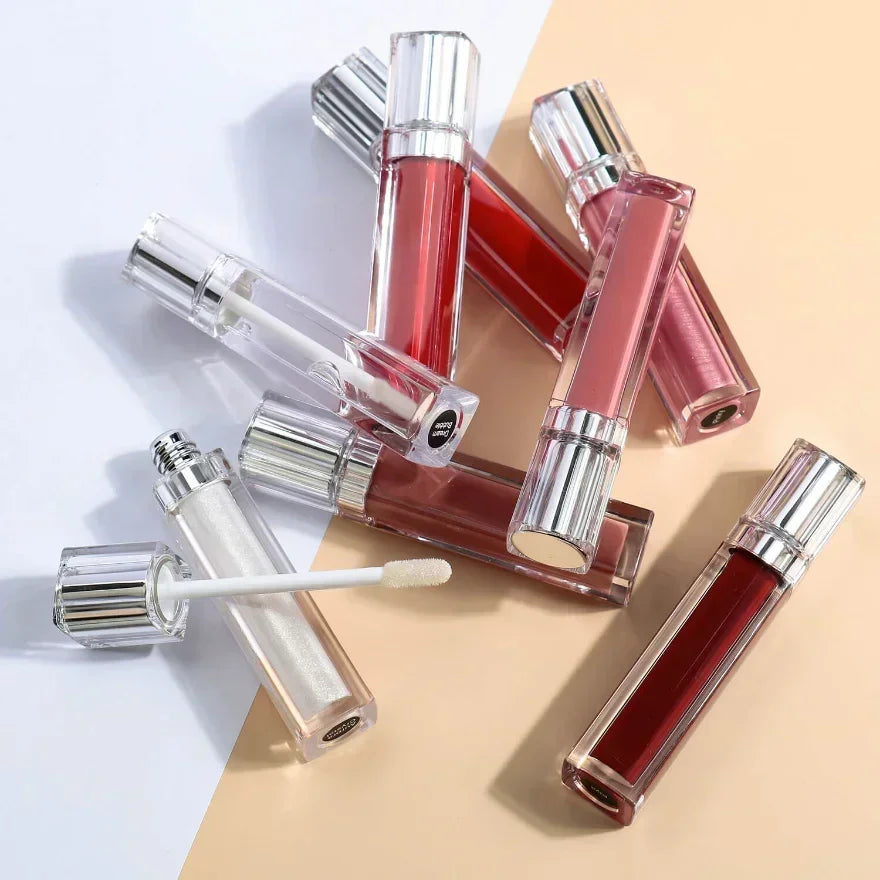Waterproof Glossy Lip Gloss – 142 Shades Vegan Shimmer Wholesale Lip Gloss Axl