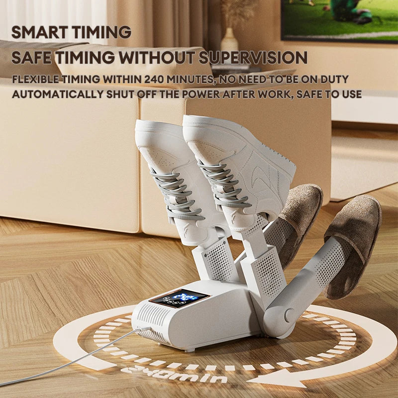 BALASHOV Portable Electric Shoe & Boot Dryer | 180° Folding Electric Shoe Dryer Axl
