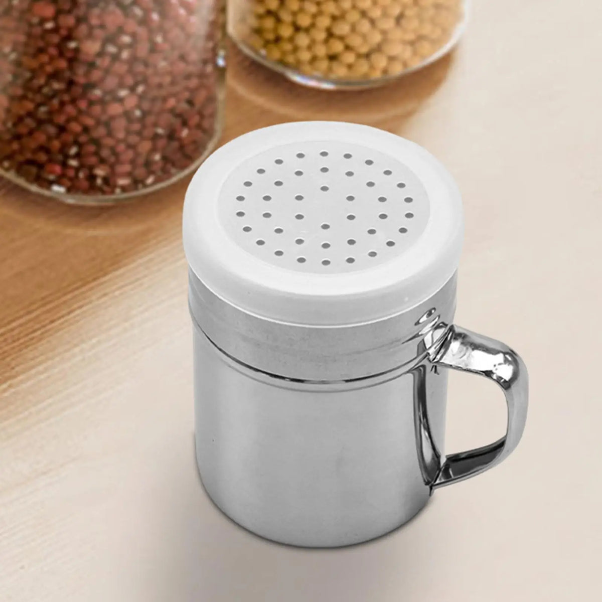 Stainless Steel Seasoning Shaker | Rustproof Fine Mesh Dredge Seasoning Shaker Axl