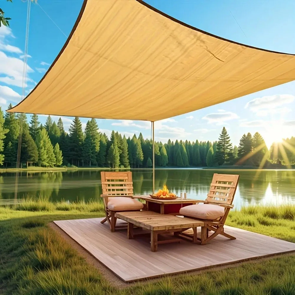 Heavy-Duty PE Sun Shade Sail – Large UV Block for Patio & Yard Sun Shade Sail Axl