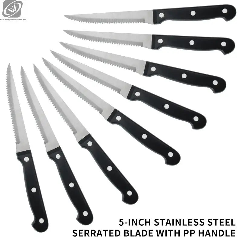 Steak Knives Set 1–12 Pc | Serrated Stainless Steel Dinner Knife Steak Knife Set Axl 8 Pcs Steak Knife China Mainland