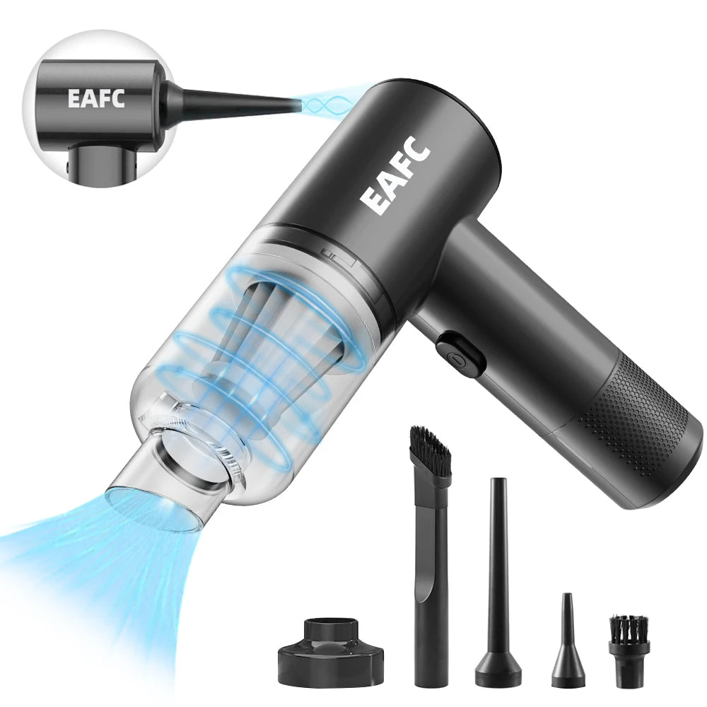 BALASHOV 2-in-1 Wireless Car & Home Vacuum | HEPA Filter Handheld Vacuum Cleaner Axl black