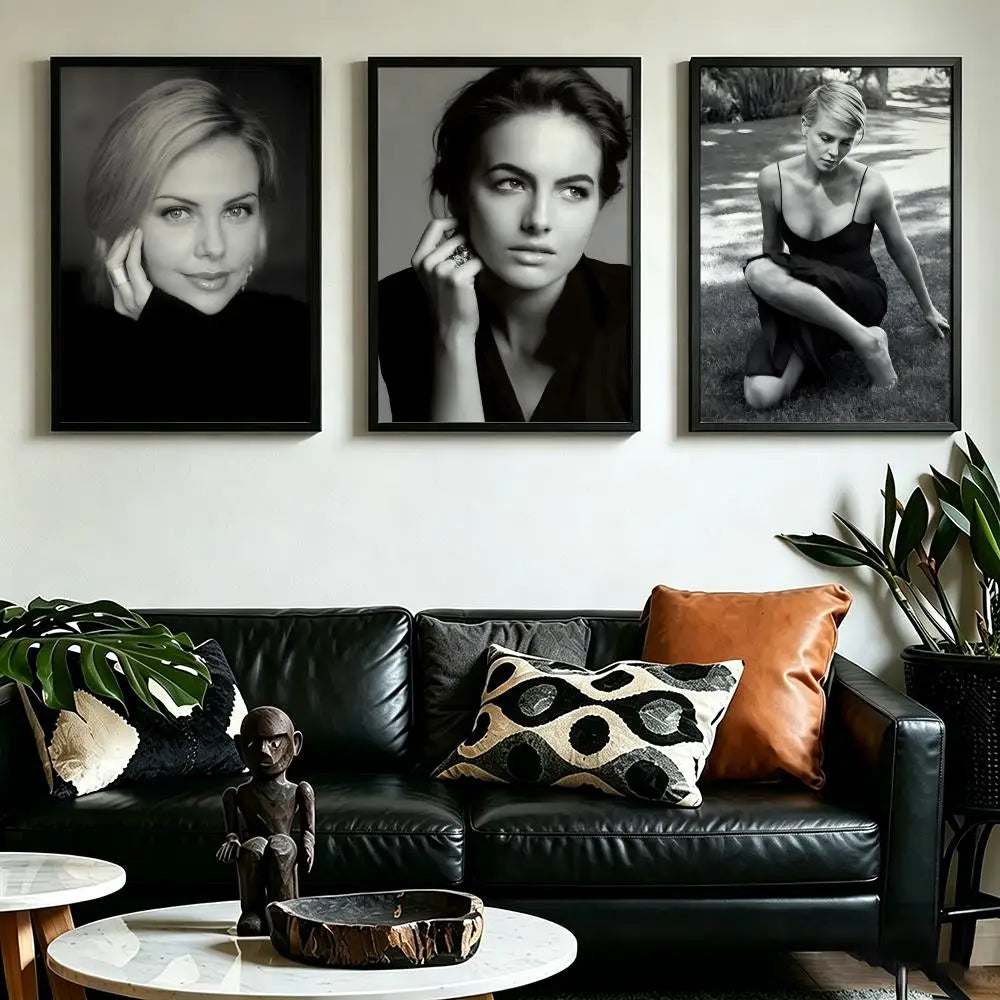 Charlize Theron HD Art Poster | Waterproof Sticky Wall Decor Wall Art Poster Axl
