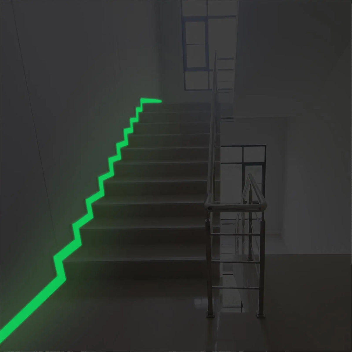Glow in the Dark Tape – Reusable PVC Safety & Decor Roll Glow Adhesive Tape Axl