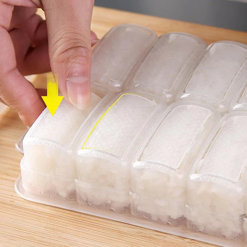 5 & 10 Grid Onigiri Rice Ball Mold – Non-Stick Sushi Maker Sushi Rice Mold Axl