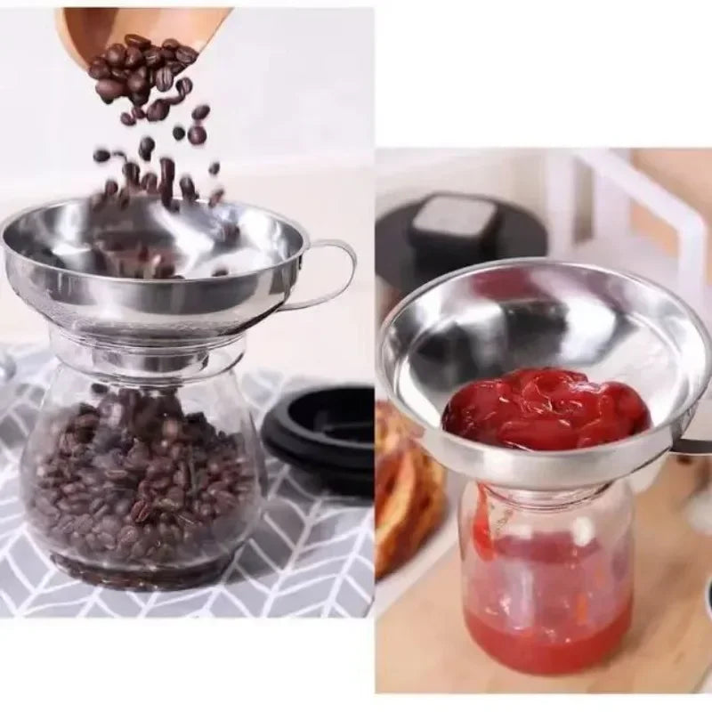 Wide Mouth Canning Funnel – Food-Grade Stainless Steel Kitchen Canning Funnel Axl