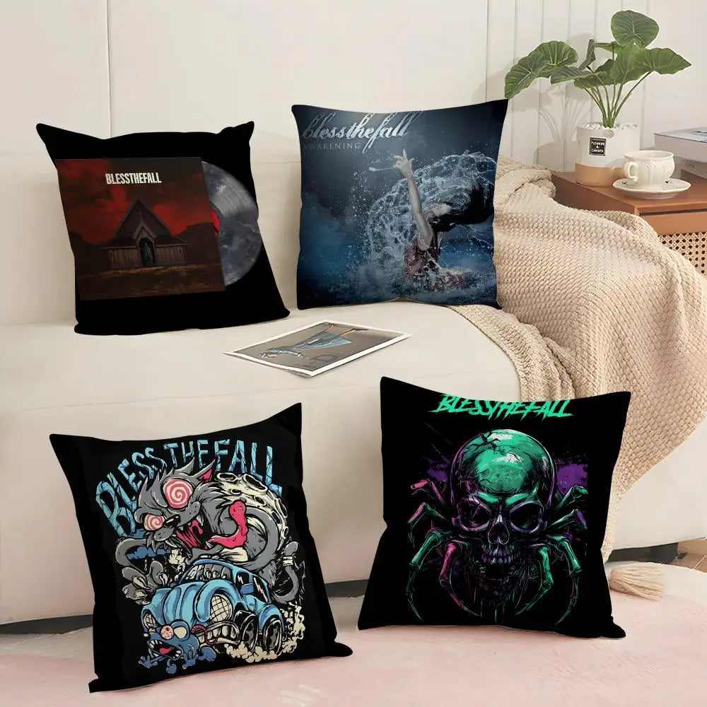 Blessthefall Linen Cushion Cover | Animal Print Pillowcase Cushion Cover Axl
