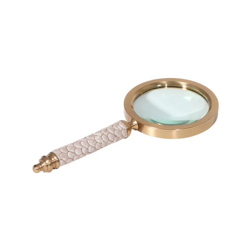 Antique Bronze Magnifying Glass – Vintage Home & Office Decor Decorative Magnifying Glass Axl