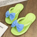 HAJINK Women's Anti-Slip Flat Slide Slippers – Indoor & Beach Flat Slide Slippers Axl LGreen 38-39