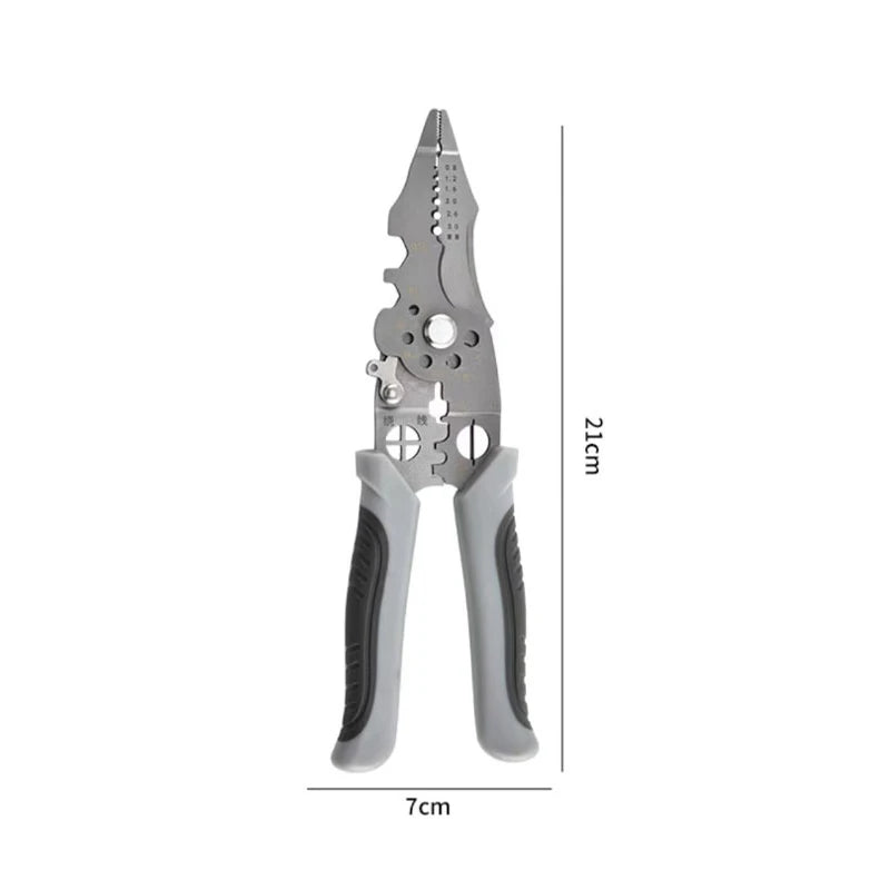 Wire Stripper Cable Cutter Pliers – Non-Slip Metal DIY Tool Wire Stripper Pliers Axl