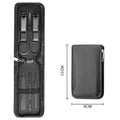 6-Piece Stainless Steel Nail Clipper Set – Men & Women Nail Clipper Set Axl black
