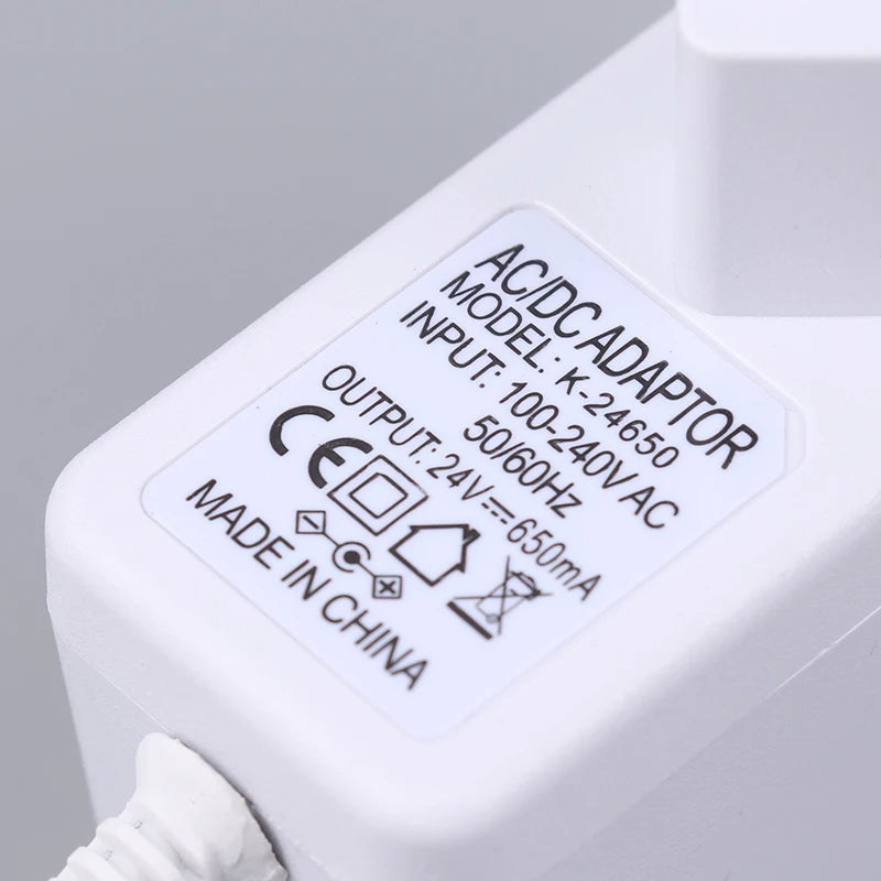 EU Plug 24V 650mA Power Adapter for Humidifier & Diffuser Power Adapter Axl