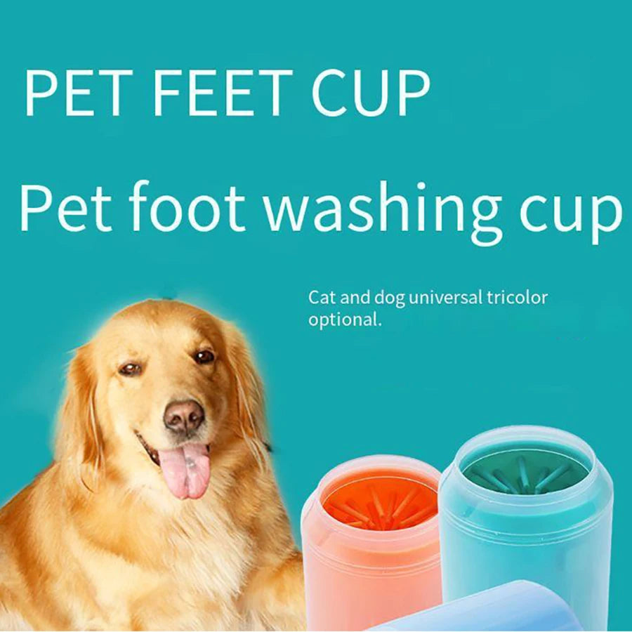 Pet Paw Cleaner Cup – Easy Dog Foot Wash Tool Dog Paw Cleaner Axl