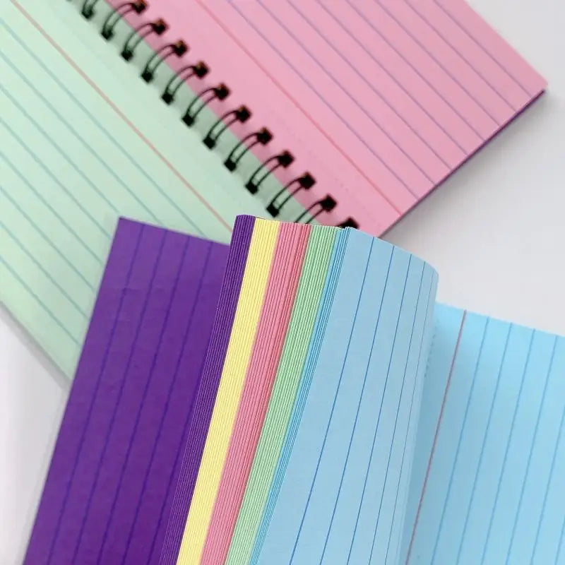Colour Tearable Mini Notebook – 50-Sheet Coil Memo Pad Mini Notebook Axl