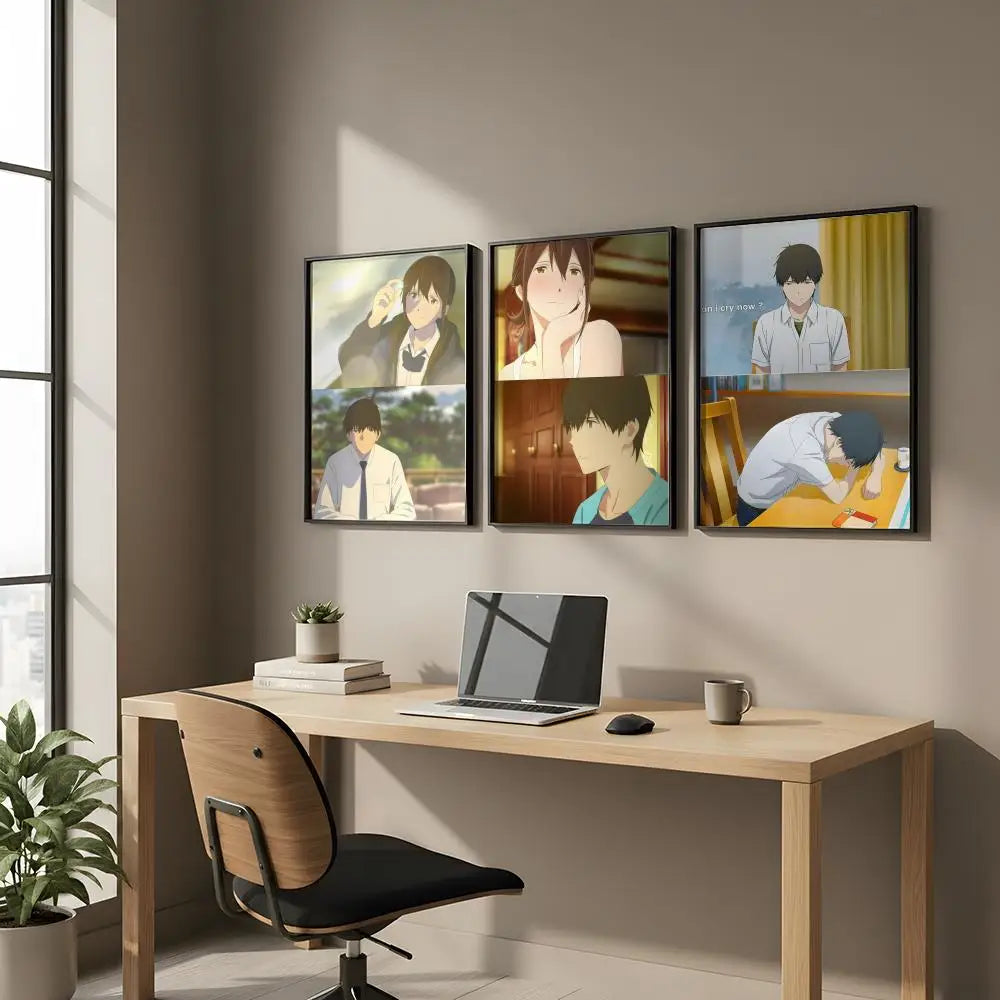 I Want to Eat Your Pancreas Anime HD Poster | Wall Sticker Anime Art Poster Axl