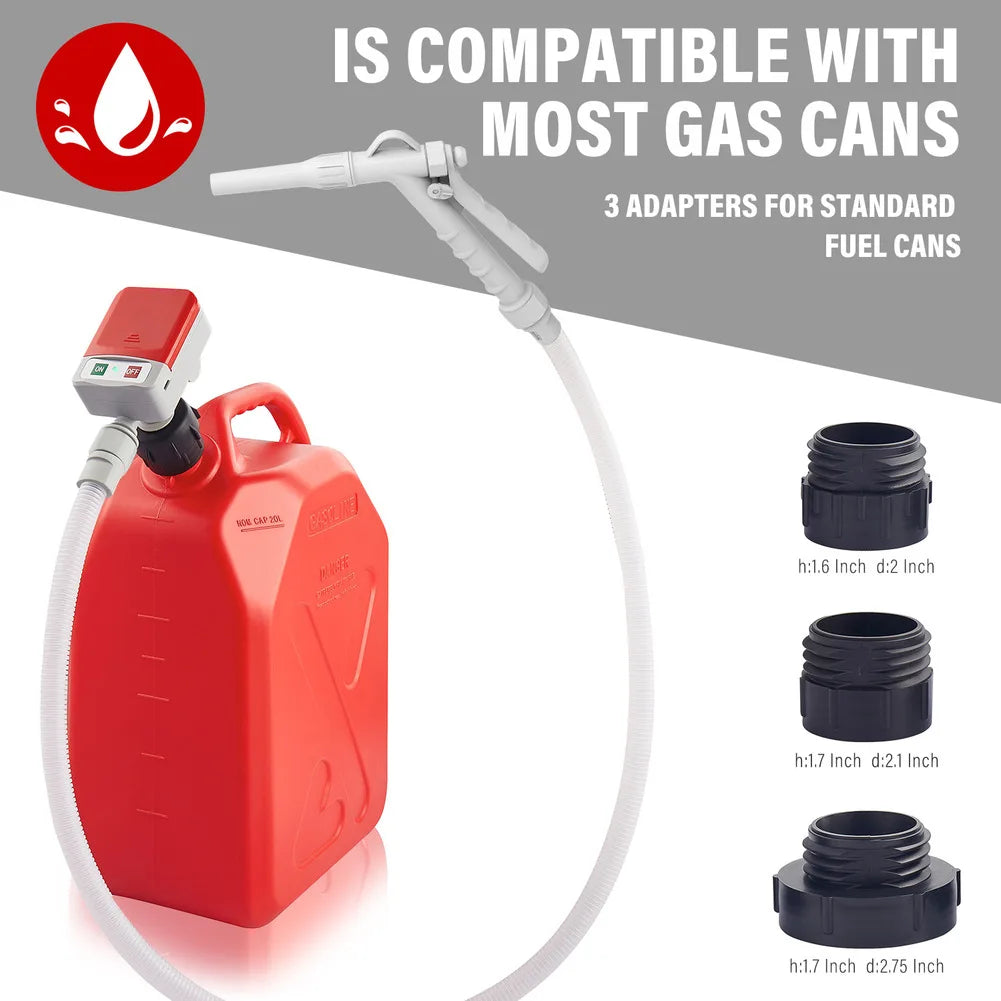 Auto-Stop Electric Fuel Transfer Pump | Battery & USB Powered Fuel Transfer Pump Axl