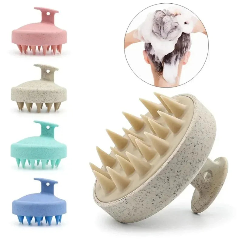 Silicone Scalp Massage Comb – Shampoo & Bath Shower Brush Scalp Massage Brush Axl