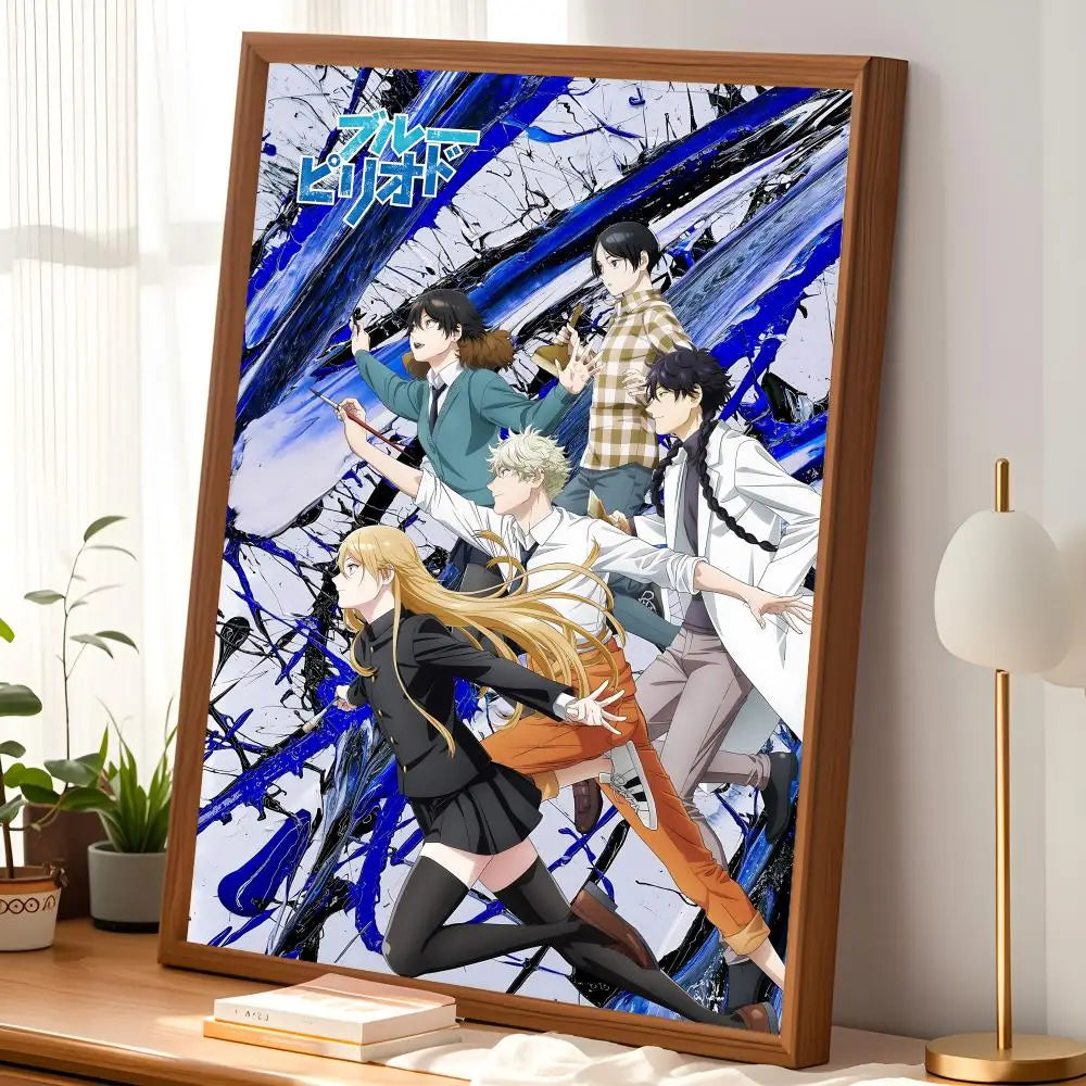 Blue Period Manga Poster – Self-Stick HD Waterproof Wall Art Wall Art Poster Axl