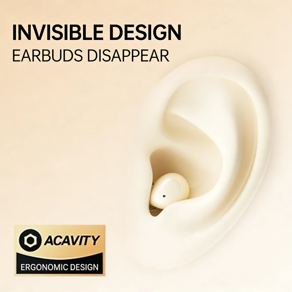 SK45 Wireless Sleep Earbuds | ANC Silicone Bluetooth In-Ear Wireless Sleep Earbuds Axl