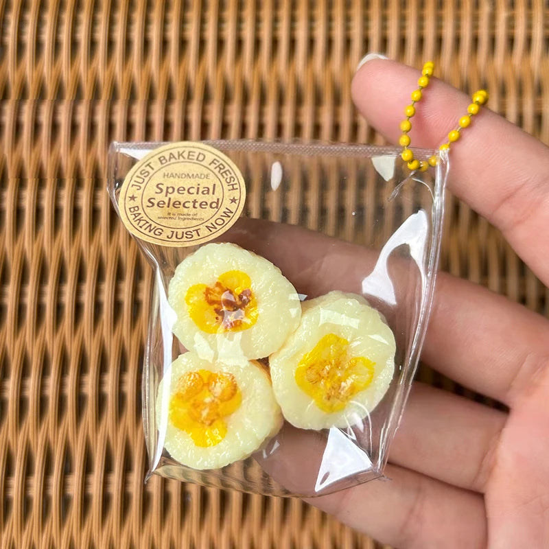 Kawaii Mini Fruit Mochi Squeeze Toy Keychain – Party Gift Squeeze Fidget Toy Axl A8