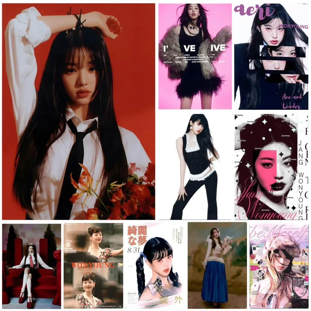 Wonyoung Kpop HD Poster – Waterproof Sticky Wall Art Decor Wall Art Poster Axl