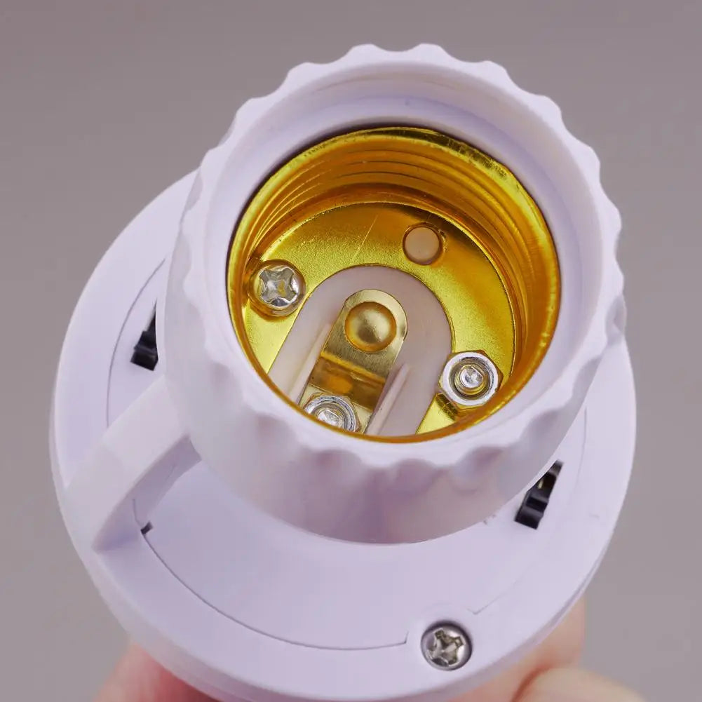 E27 PIR Motion Sensor Lamp Holder – Auto On/Off Light Socket Motion Sensor Socket Axl