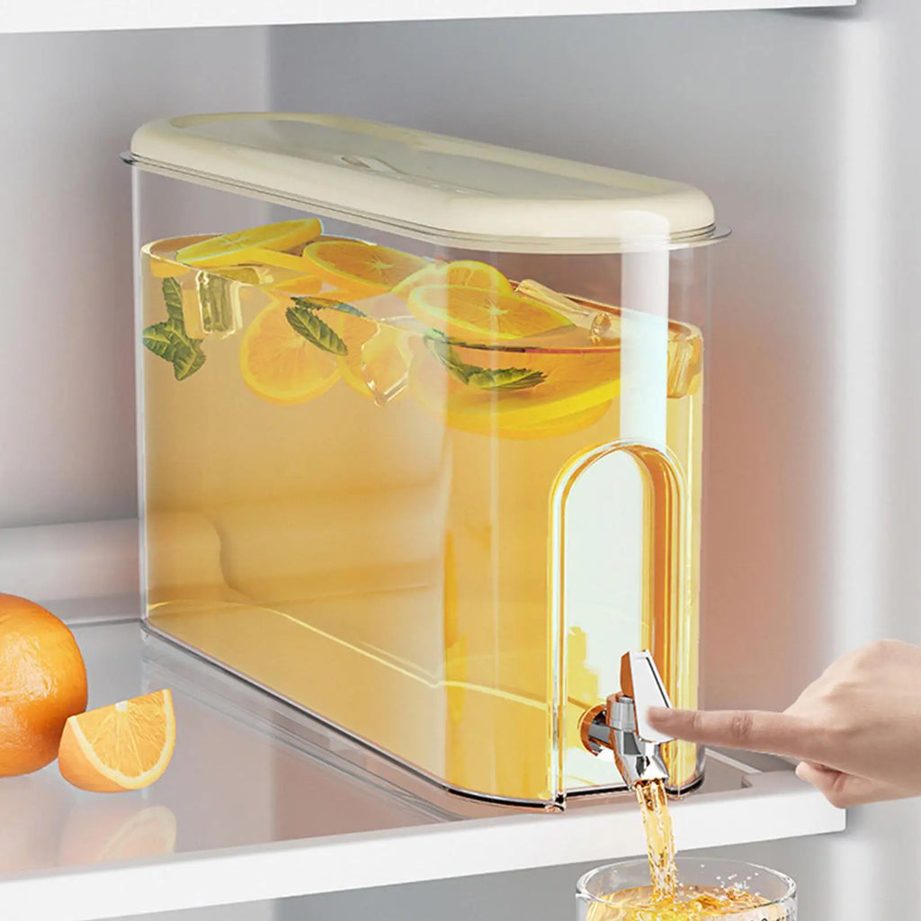 4L Fridge Drink Dispenser – Sealed Leak-Proof Spigot, Food Grade Beverage Dispenser Axl