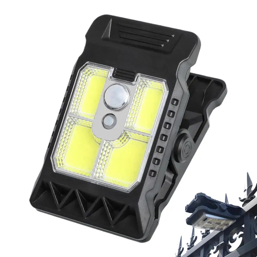 Solar Clip-On Motion Sensor LED Light | 3-Mode Waterproof Solar Motion Light Axl COB