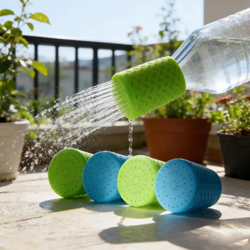 Silicone Pet Bathing Sprinkler | Portable Bottle Cap Shower Head Pet Bathing Sprinkler Axl