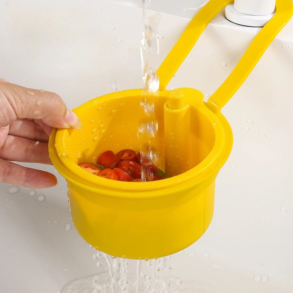 3-Pack Push-Type Self-Cleaning Sink Strainer Basket Drain Sink Strainer Basket Axl