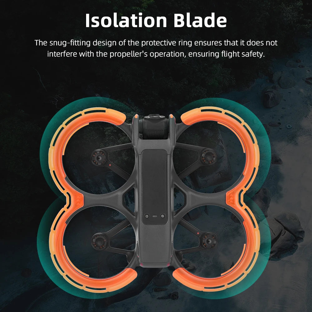 TPU Propeller Guard for DJI Avata 2 – Bumper Ring 4-Pack Drone Propeller Guard Axl