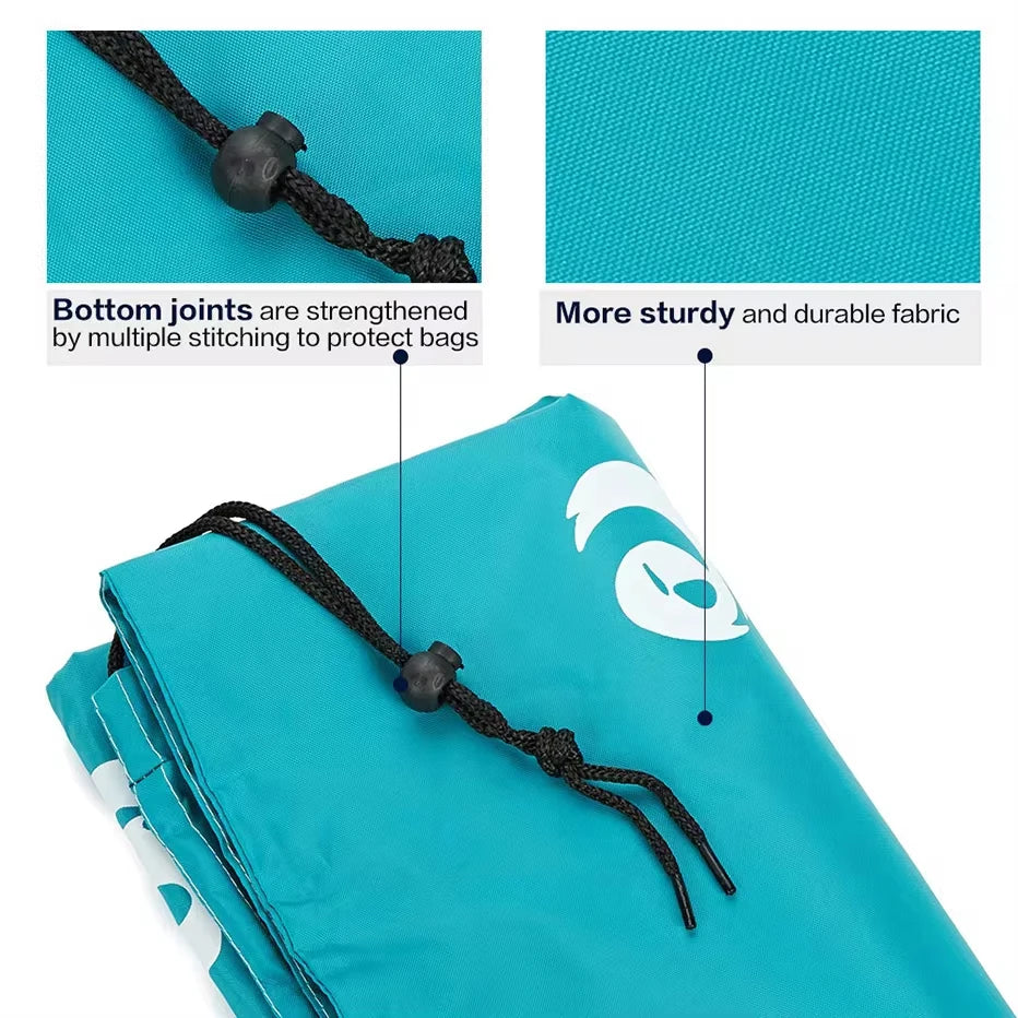 Large Nylon Drawstring Laundry Bag – 24×36" Machine Washable Laundry Storage Bag Axl