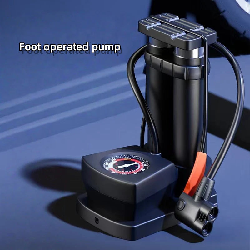 High-Pressure Electric Foot Pump for Car & Motorcycle Tires Tire Inflation Pump Axl
