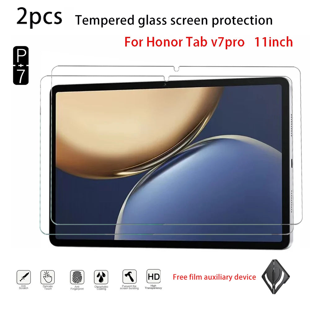 2-Pack Tempered Glass Screen Protector – Honor Tab V8/V7 Pro 11" Tablet Screen Protector Axl for honor tab v7pro