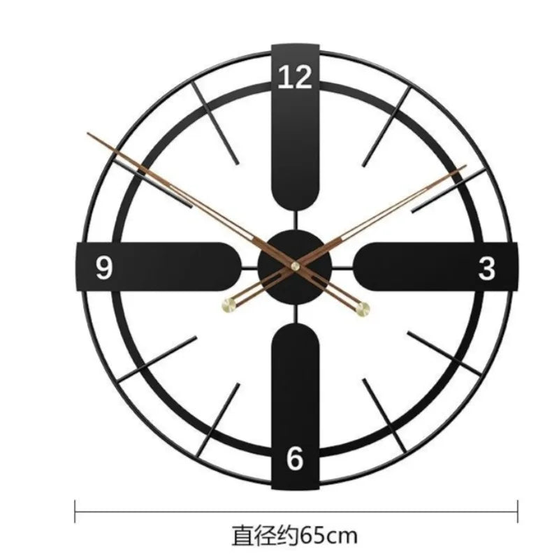 Nordic Luxury Large Silent Acrylic Wall Clock – Modern Decor Wall Clock Axl Wall Clock