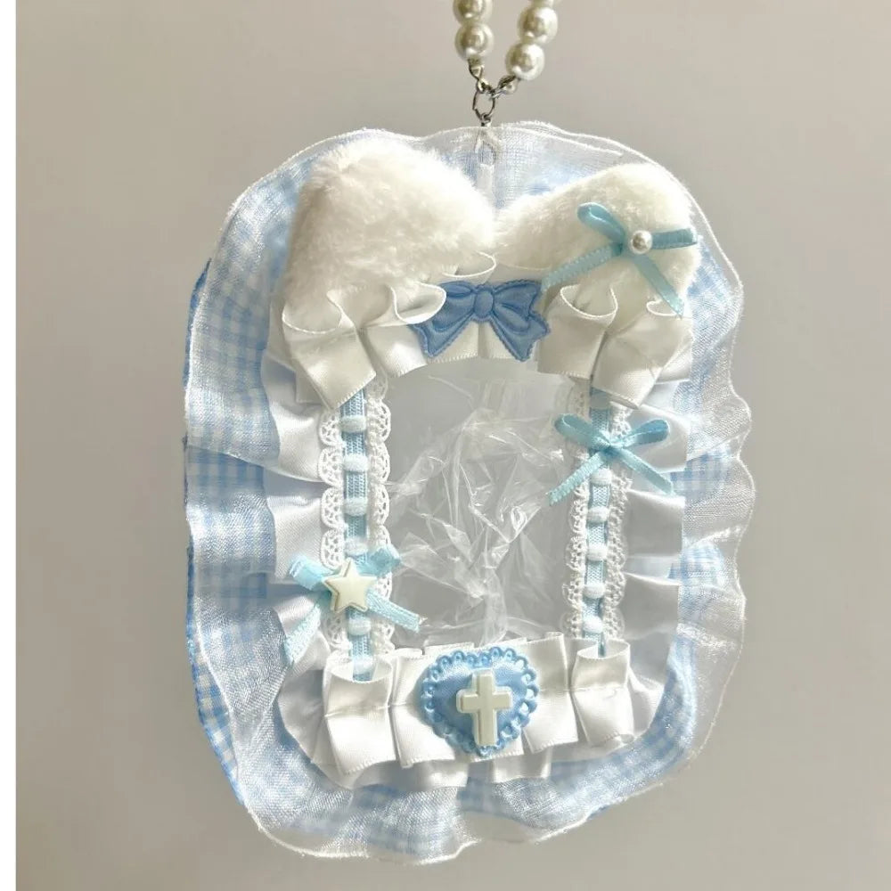 Kawaii Lolita Photocard Case – Ribbon & Lace Card Holder Photocard Holder Axl