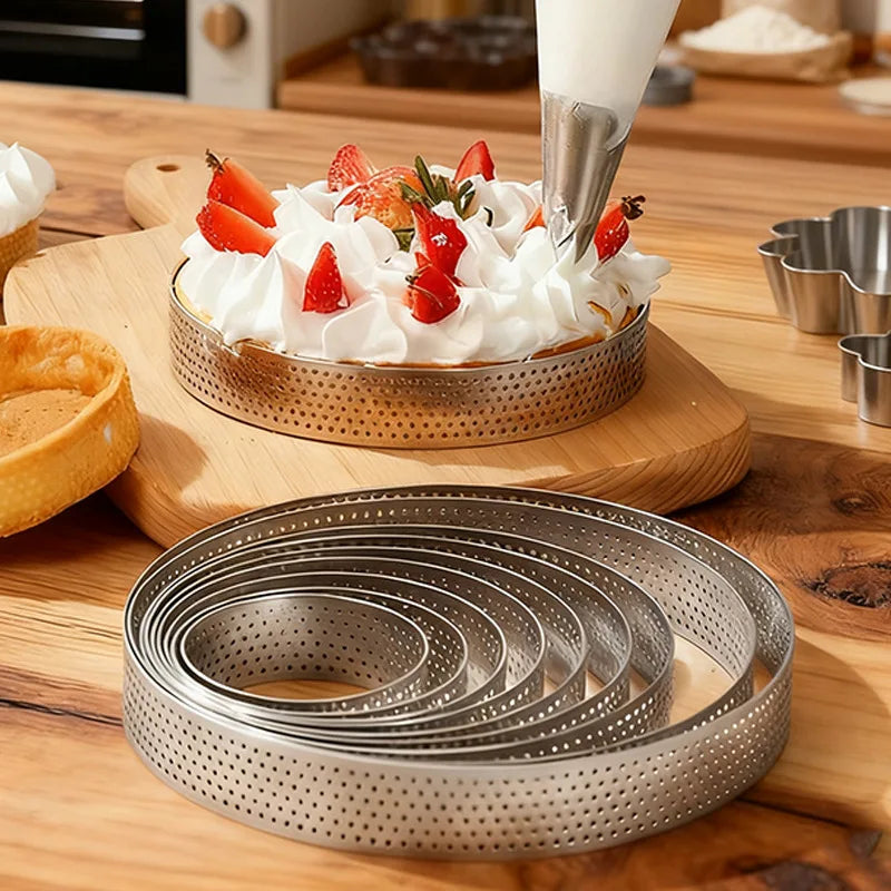 Stainless Steel Round Mousse Cake Mold | Professional Baking Ring Cake Mold Ring Axl