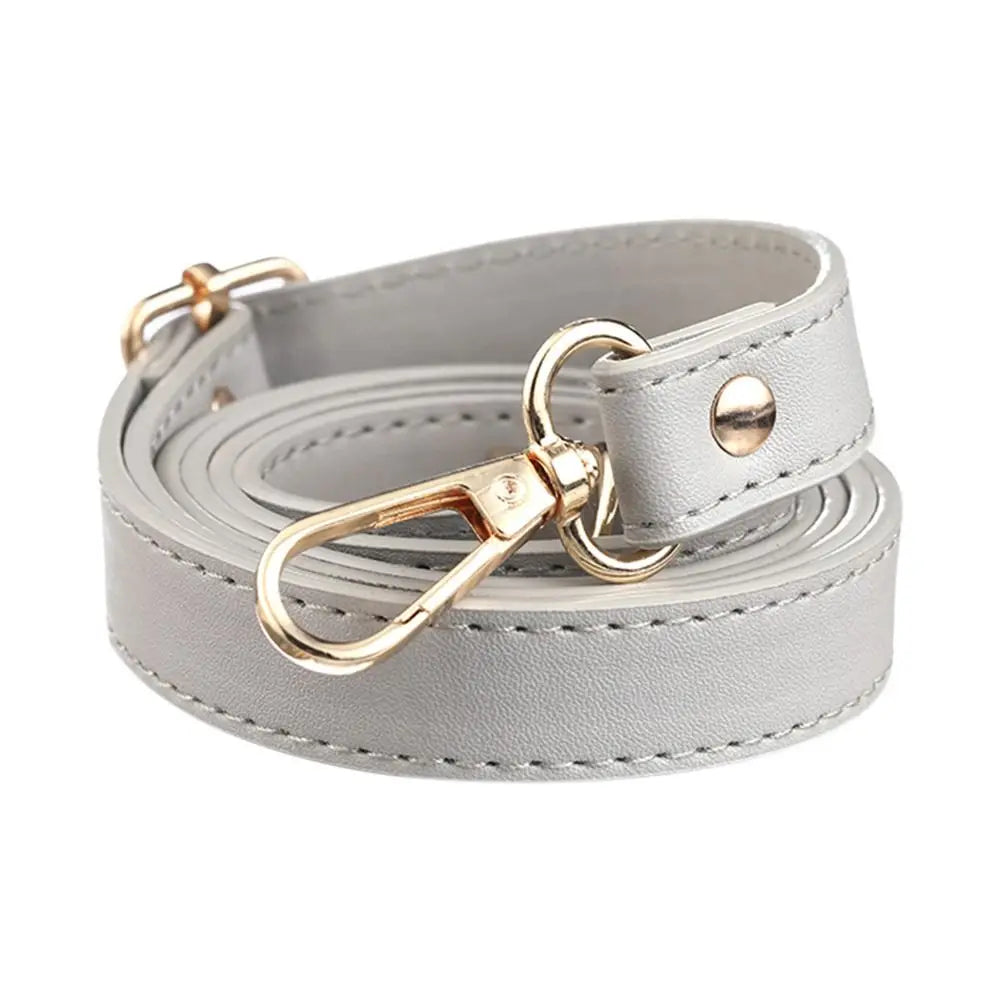 Adjustable PU Leather Shoulder Strap 65–130cm | Crossbody Bag Replacement Bag Strap Axl grey