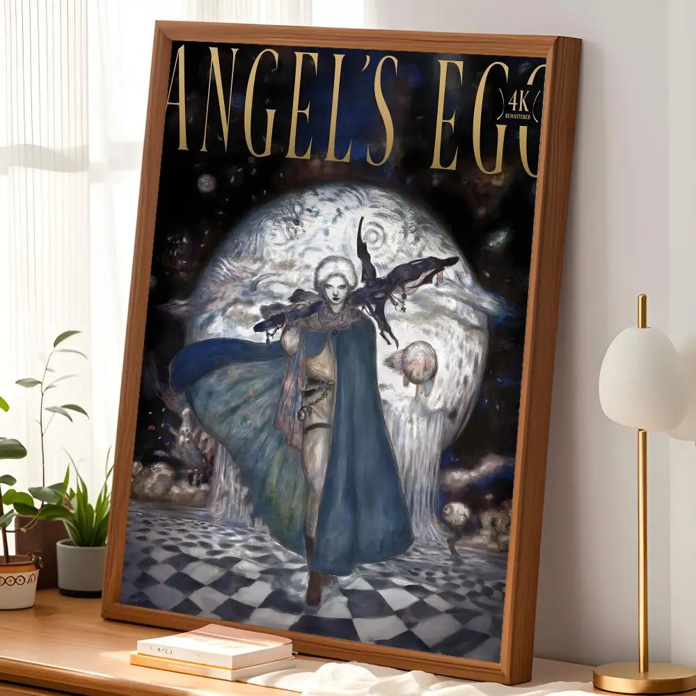 Angel's Egg Anime Self-Stick HD PVC Wall Art Poster Anime Wall Poster Axl