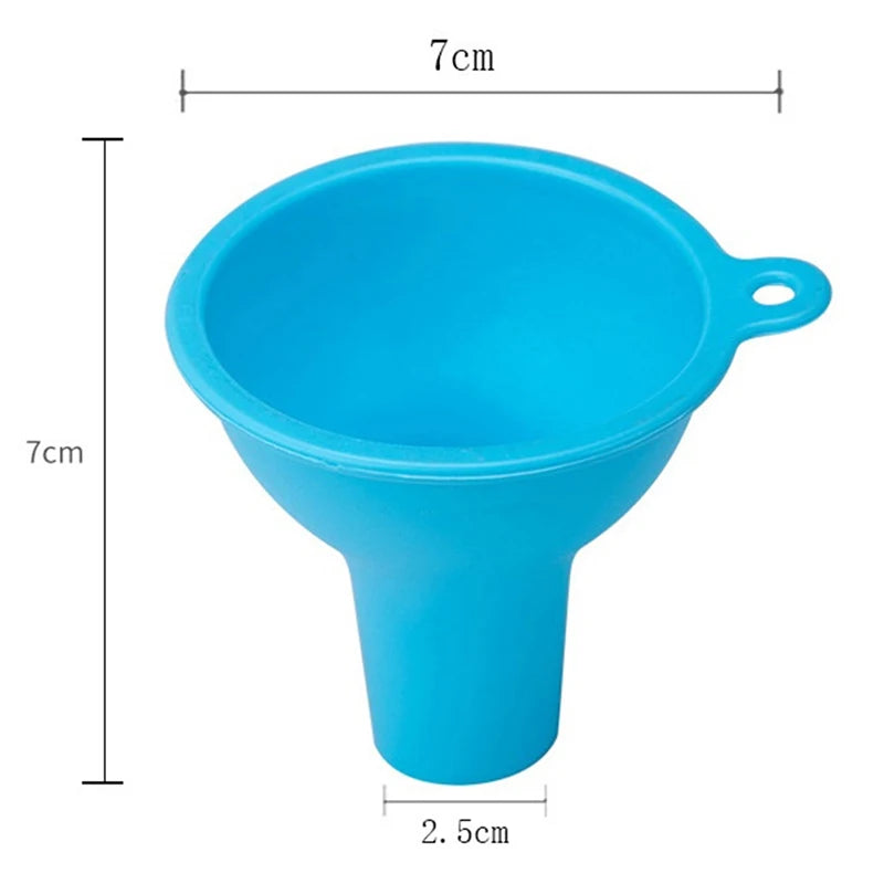 8cm Wide-Mouth Food Grade Silicone Kitchen Funnel Kitchen Funnel Axl