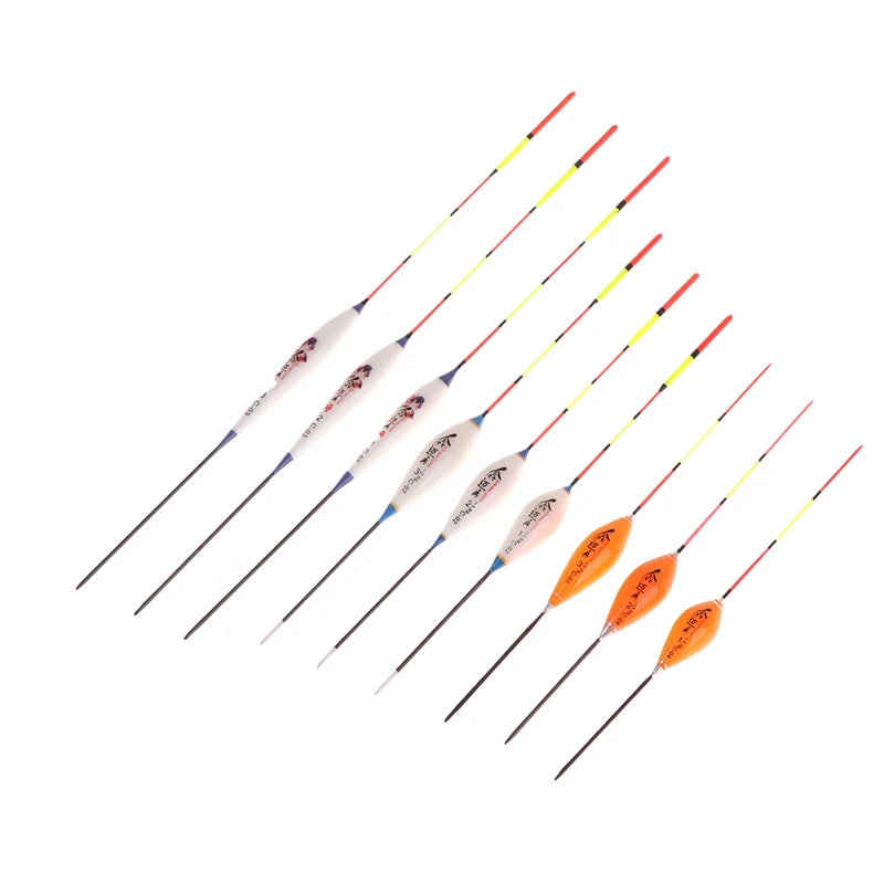 3-Pack High Sensitivity Fishing Floats – Plastic Bobbers Set Fishing Floats Axl