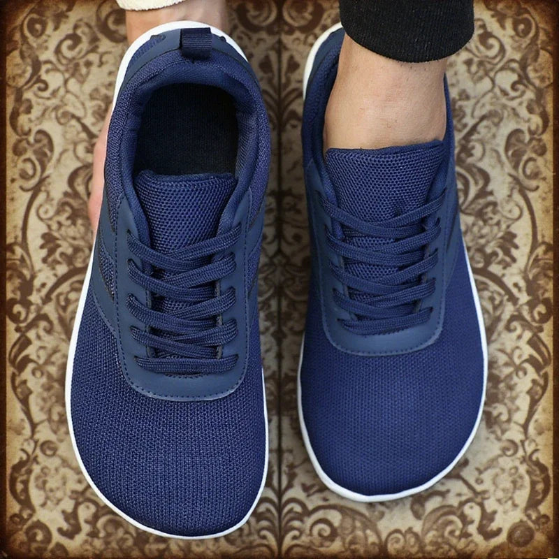 ZULIWAGN Wide Toe Barefoot Sneakers – Lightweight Mesh Shoes Barefoot Sneakers Axl