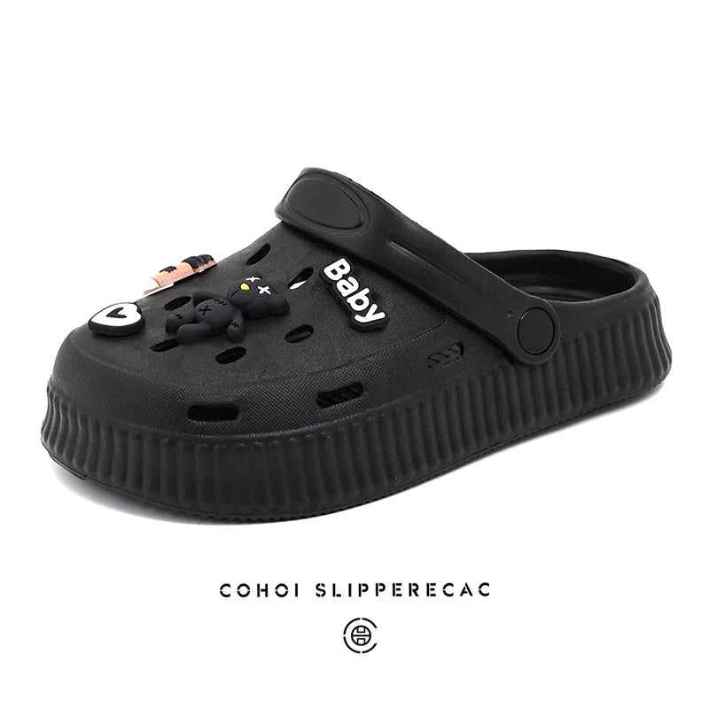 Non-Slip EVA Pool Slides & Beach Slippers – Women's Sandals Beach Pool Slides Axl black 40-41