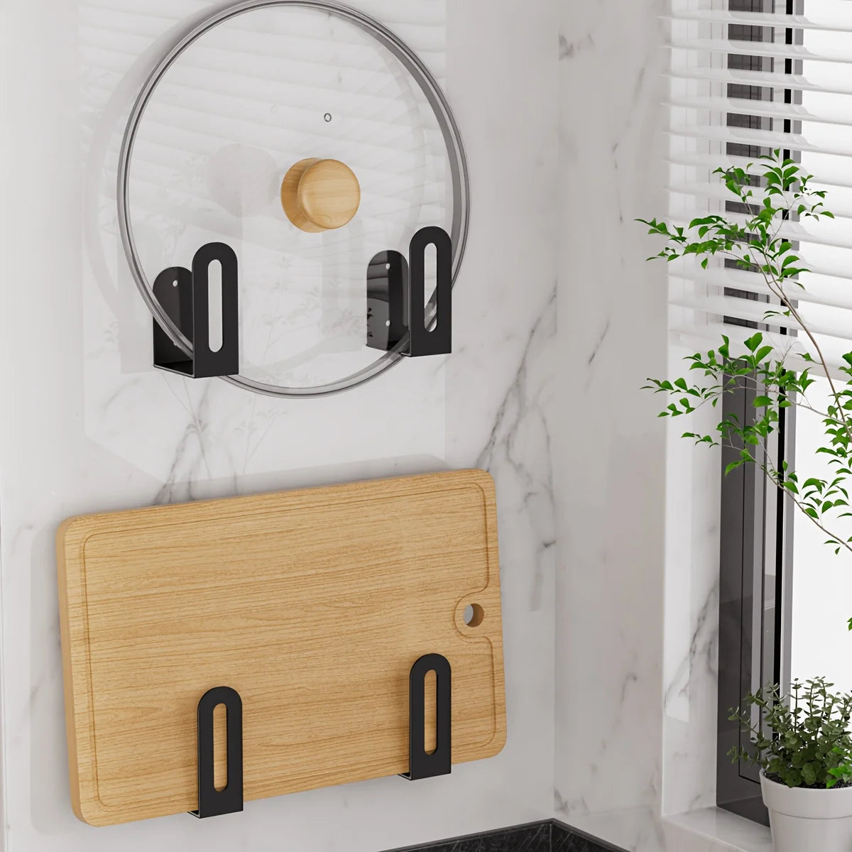 Wall Storage Rack for TV Box, Router & Kitchen Organizer Set Wall Storage Rack Axl